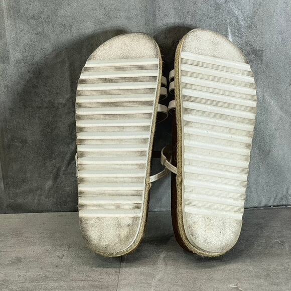 DV DOLCE VITA Women's White Carlee Strappy Footbed Slide Sandals SZ 10 - Picture 6 of 6